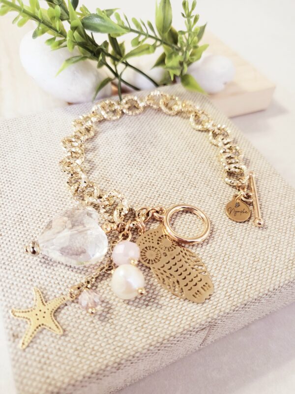 PULSERA OWL&HEART